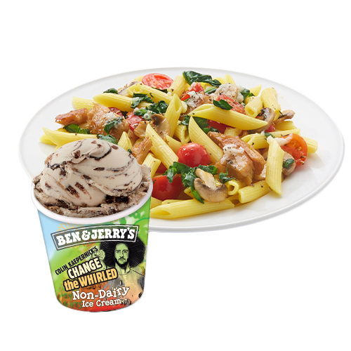 Pasta Vegan Chickeriki Menü