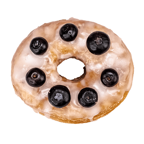 Blueberry-Sugar Cross (vegan)