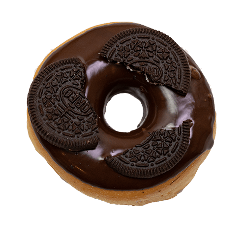 Oreo Dark Donut (vegan)