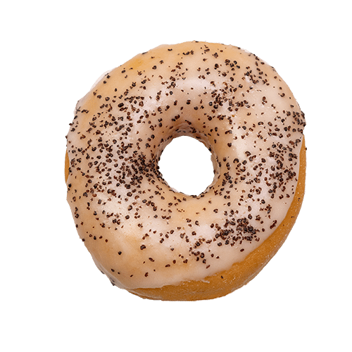 Poppy Sugar Donut (vegan)