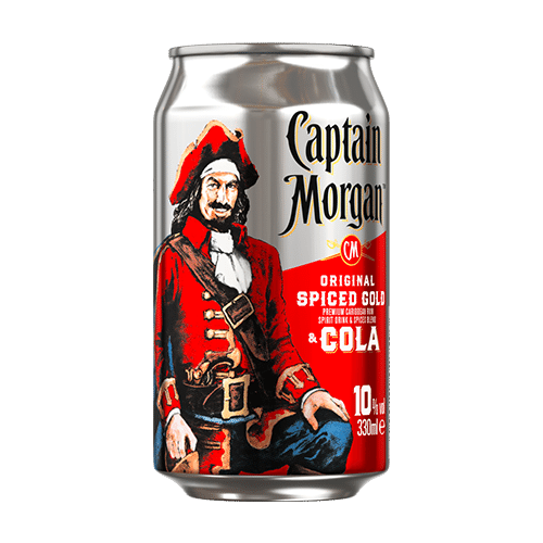 Captian Morgan & Cola 10% 0,33l
