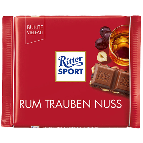 Ritter Sport Rum Traube Nuss 100g Tafel