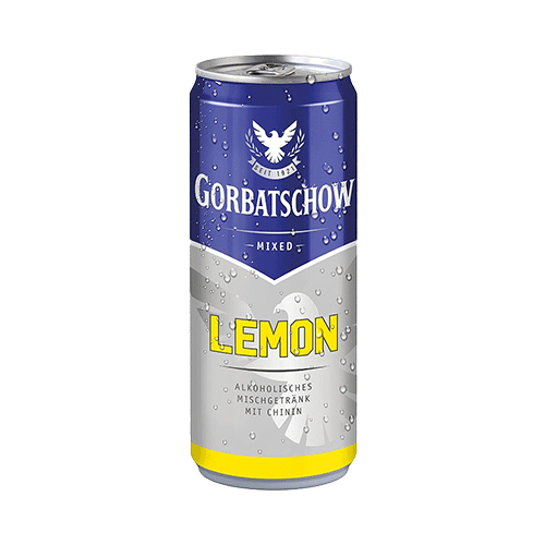 Wodka Gorbatsschow & Lemon 10% 0,33l