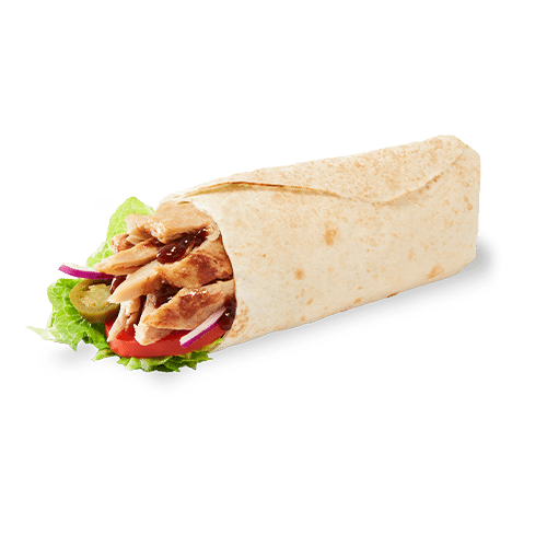 Meatless Chicken Teriyaki Wrap