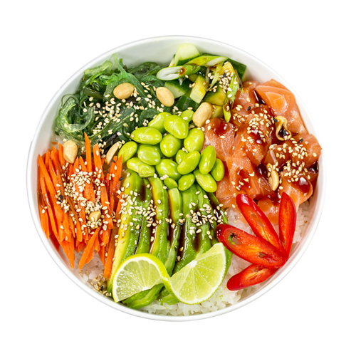 Rice Bowl Lachs