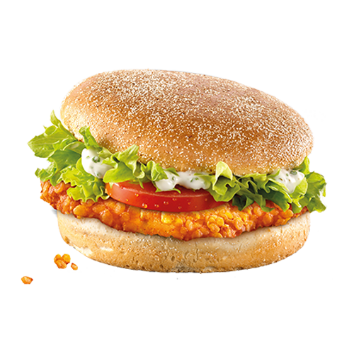Crispy Chickenburger (scharf)