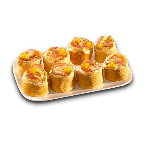 Pizzabrötchen Hawaii