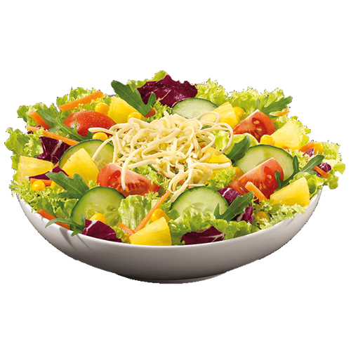 Vegan Salat Fruit & Cheese