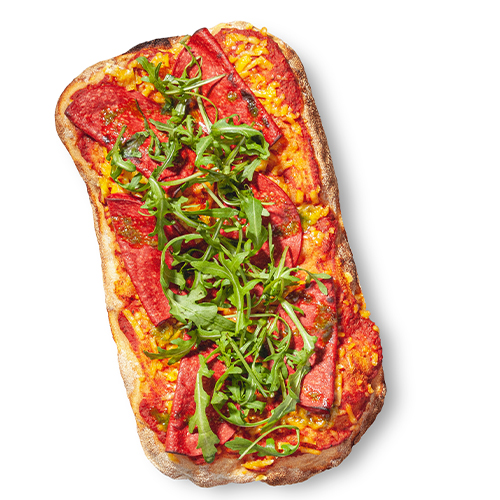 Pinsa Alla Salame (vegan)