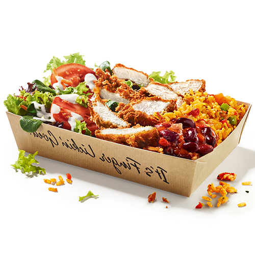 Ricebox med Zinger - .