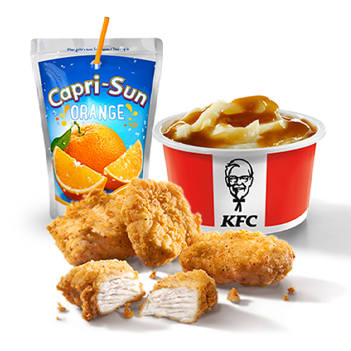 Kids Menu - 4 Filet Bites + Dip