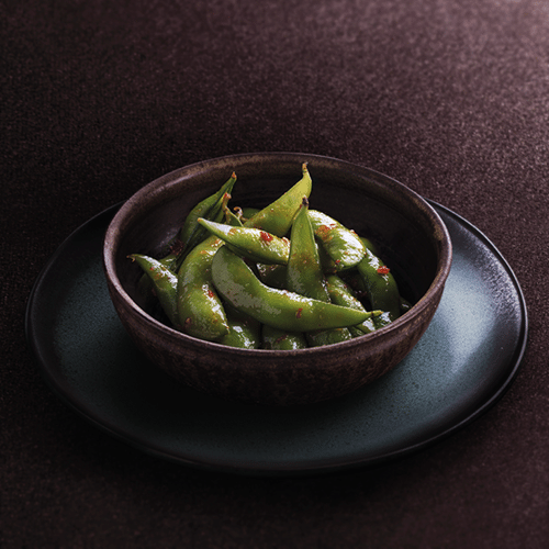 Spicy edamame