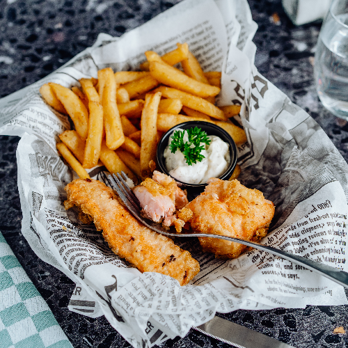 Fish & Frites Frais "le Saumon"