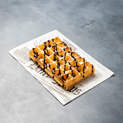 Gaufre sauce chocolat maison
