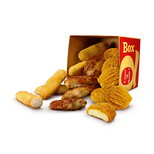 Quick Box (6 Chicken Dips/ 6 Chicken Wings/ 3 Cheesy Western)