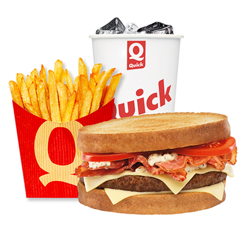 Menu Quick'N'Toast - Bacon de poulet