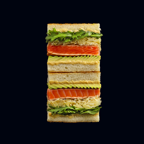Sando Salmon Aburi