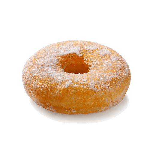 Donut gesuikerd