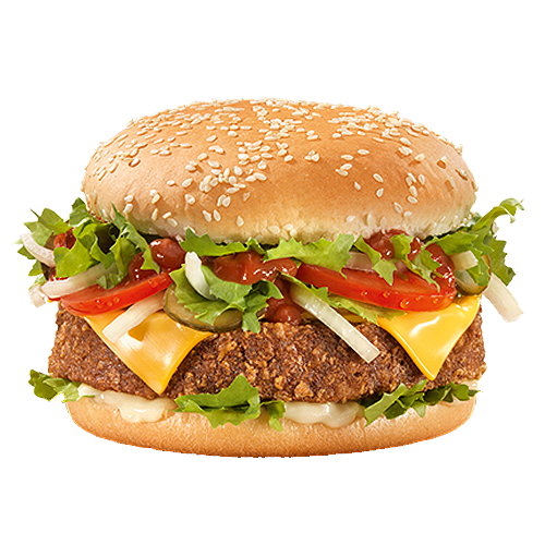 Vegan cheeseburger