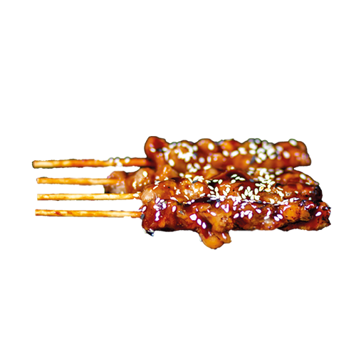 Kipsate yakitori (4 pieces)