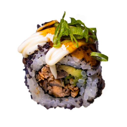 Hot salmon roll