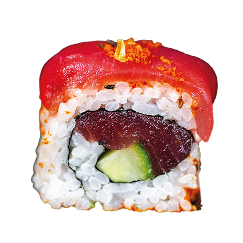Soft shell spicy tonijn roll