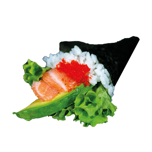 Sake handroll