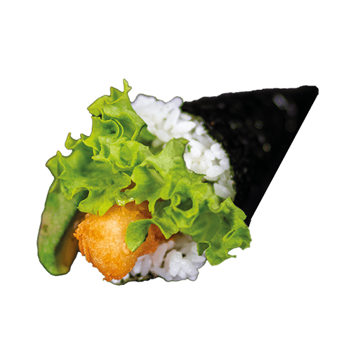 Tempura ebi handroll