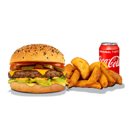 Mexican burger menu