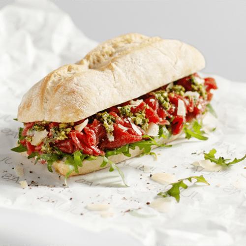 Ciabatta carpaccio