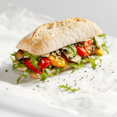 Ciabatta vegan verdure