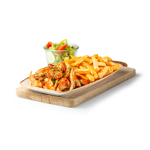 Hete kip menu