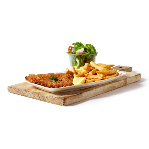 Farmer schnitzel menu