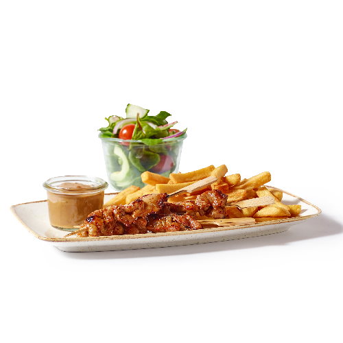 Chicken satay menu