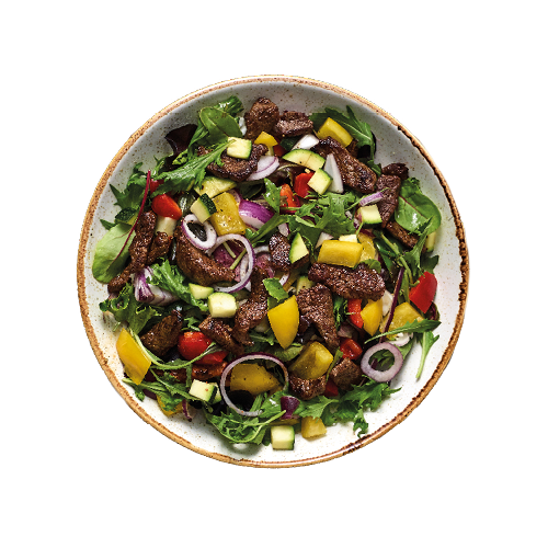 Runderreepjes salade