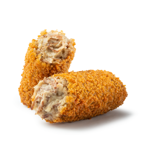 Draadjesvleesch kroket vegetarisch
