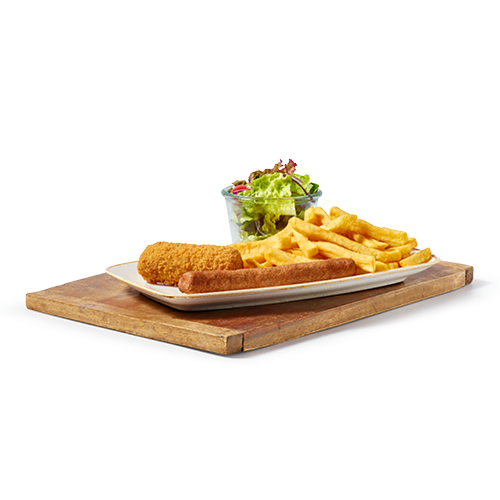 Kroket en frikandel menu