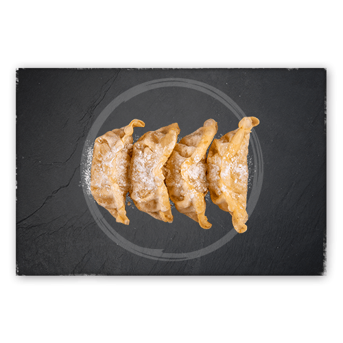 Apple gyoza