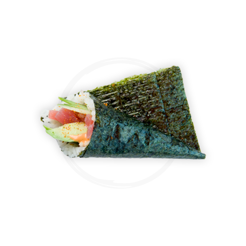 Spicy maguro handroll