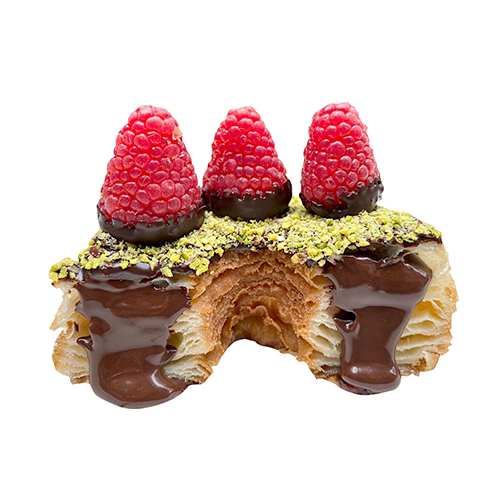 Raspberry-Pistacchio Cross (vegan)