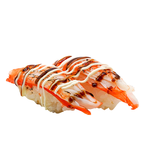 Seared crab leg nigiri