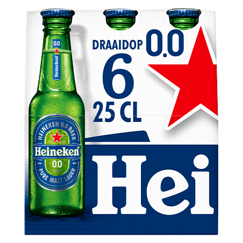 Heineken 0.0% 6-pack 25cl