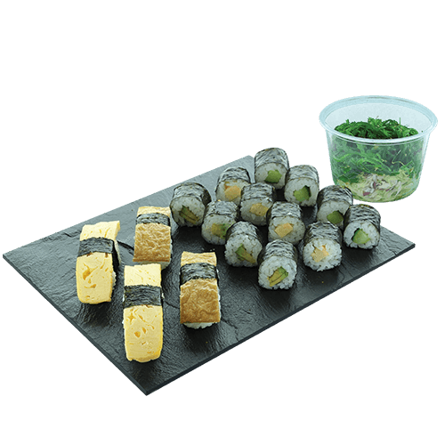 Veggie complete 16 stuks en salade