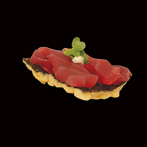 Crunchy tuna crackers (4 pieces)