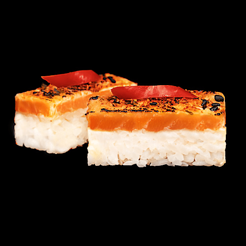 Flamed salmon 4 pieces