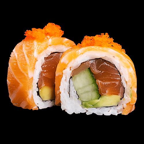 Maki komkommer en zalm