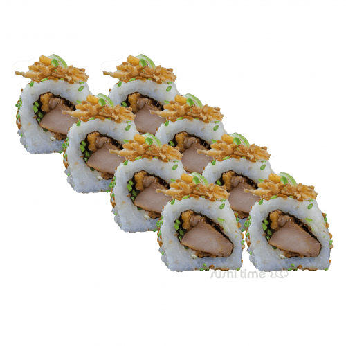 Crispy yakitori roll
