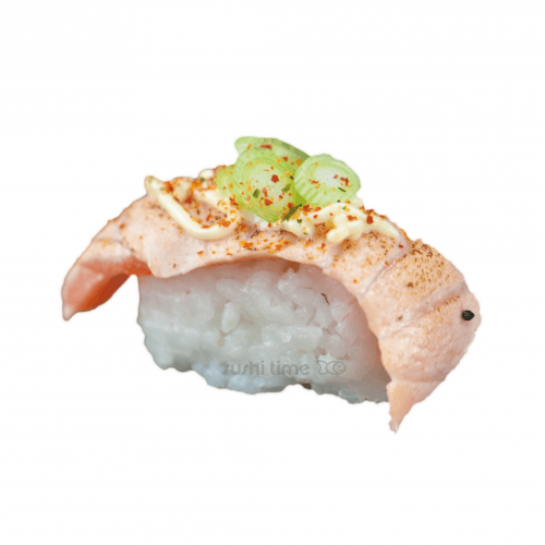 Nigiri salmon-on-fire