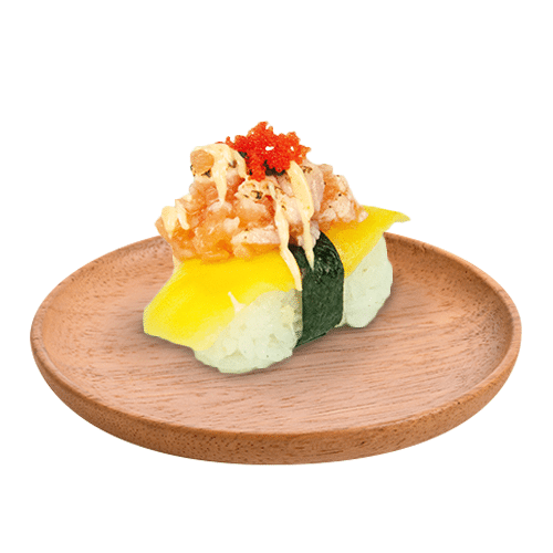 Nigiri mango salmon