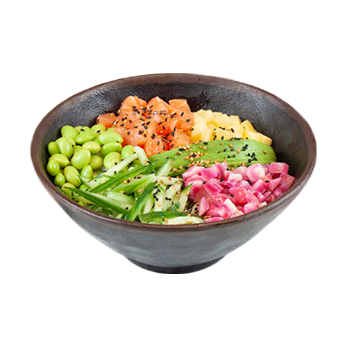 Pokebowl salmon mangolicious